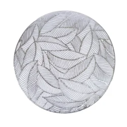 Homestar Podložka za mizo OKROGLI LIST D38cm srebrna