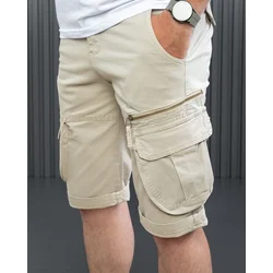 Denistar Muški šorts 100-2739-1, Regular, Krem