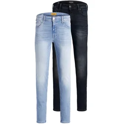 JACK & JONES Kavbojke Liam, modra