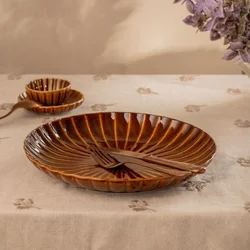 Dekordom Tanjir melida 27cm - amber - hml ( 044361 )