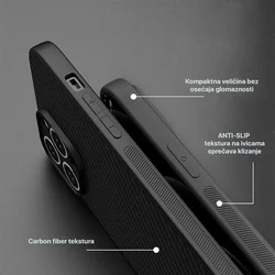 Maska za Samsung A15 4G/ A155F/ A15 5G/ A156B Carbon fiber crna