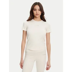 Guess Majica V5RI10 KCD02 Écru Regular Fit