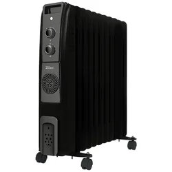 ZILAN Uljani radijator 2500+400W 11 rebara crni