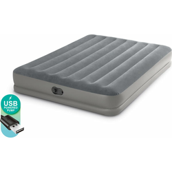 INTEX Vazdušni krevet sa ugrađenom USB pumpom 152x203x30cm