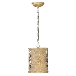 Elstead Lighting Elstead Carabel 1 mini viseča svetilka za strop, brušena šampanjska barva, E27, (22098631)