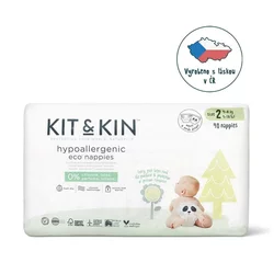 Kit & Kin Pelene za bebe, 2, 4 - 8 kilograma, 40 komada