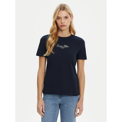 TOMMY HILFIGER Majica marine/bela