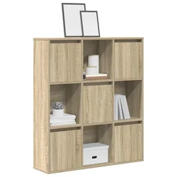 Regal za knjige boja hrasta 89x24x101,5cm od konstruiranog drva