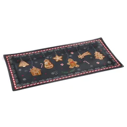 Glass platter, 36 x 17 cm, GINGERBREAD - Nuova R2S brand