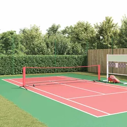 Teniska mreža Crna i crvena 396 x 92 x 87 cm Poliester