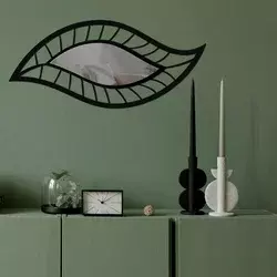 Wallity Ogledalo Ozgl513, 65x29 cm, Sivo