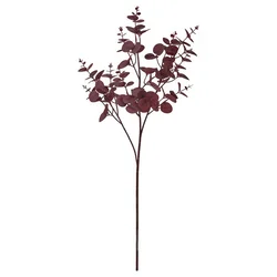 SMYCKA Veštački list, unutra/spolja eukaliptus/crvena, 75 cm