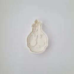 KREATIVNI SLATKIŠI Modla za kolače i ukrase Kosturska glava sveća, 5 cm, Bela