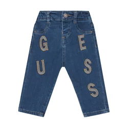Guess Jeans hlače N5YA04 D4CA0 Modra Regular Fit