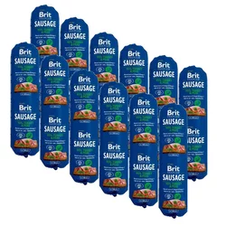 BRIT Sausage Turkey & Peas 12x800 g