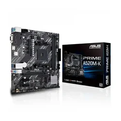 ASUS MB PRIME A520M-KAMD A520;AM4;2xDDR4VGA,HDMI;RAID;micro ATX