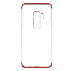Baseus Armor prozirna futrola TPU s amortizerom TPE za Samsung Galaxy S9 Plus - Crvena KP14864