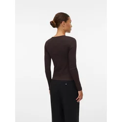 Vero Moda Top Chloe 10306897 Rjava Slim Fit