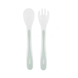 KikkaBoo Set kašičica i viljuška PP Mint (KKB40100)