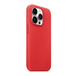 Maska Beautiful Shine Leather za iPhone 14 Pro, Crvena