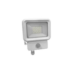 PROSTO LED reflektor, sa PIR senzor, 20W, Beli