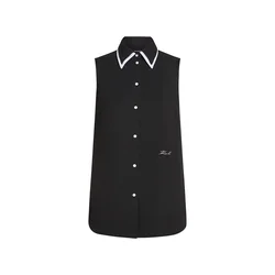 Karl Lagerfeld Bluza  črna / bela