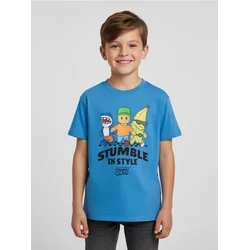 Sinsay - Majica Stumble Guys - steel blue