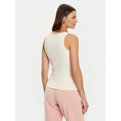 Guess Top V4YP06 K8RT2 Écru Regular Fit