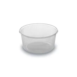 Skleda (PP) okrogla prozorna O101mm 250ml [100 kos]