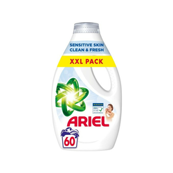 ARIEL tekoči detergent za pranje perila Sensitive, 3 l, 60 pranj