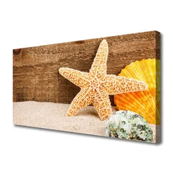 tulup.si Slika na platnu Starfish sand art 140x70 cm