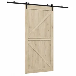 Vrata klizna pvc 100x215cm,šina 2m,beli jasen bautrend