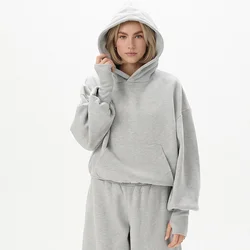 Cropp - Pulover s kapuco - light grey
