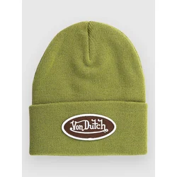 Von Dutch Patcher Cuff Beanie hunter green