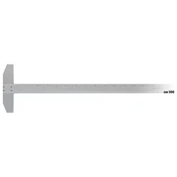 RAVNALO T ALUMINIJSKO 100 CM FIXNA GLAVA ARDA 185100