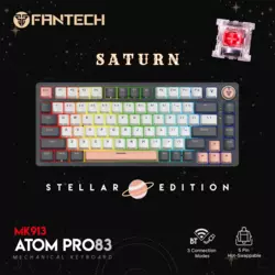 Tastatura mehanicka Gaming Fantech MK913 RGB Atom PRO83 Wireless Saturn (RED switch)