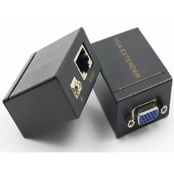 GEMBIRD DEX-VGA-05 VGA Adapter extender 30m preko LAN kabla Crni