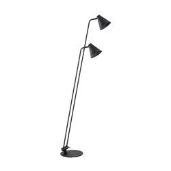 Argon 7077 - Podna lampa AVALONE 2xE27/15W/230V crna