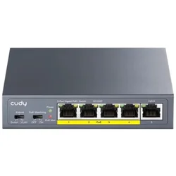Cudy GS105P V1.0 Switch Extend VLAN Gigabit RJ45 PoE 30 W IEEE 802.3at/af