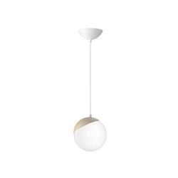Luster na sajli SFERA WOOD 1xE14/40W/230V bela