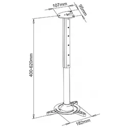 STROPNI NOSILEC ZA projektor LCD PM-102 SBOX