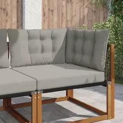Jastuk za vanjsku sofU 3 pcs Sivi Poliester