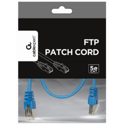 GEMBIRD PP22-0.5M/B Mrezni kabl FTP Cat5e Patch cord/ 0.5m blue