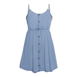 VERO MODA Dolga srajca FLICKA, modra