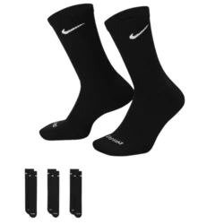 NIKE Športne nogavice Everyday Plus  črna / bela