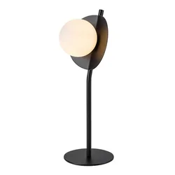Rabalux Stona lampa Jules, Staklena kugla, 1xG9, 5W, 40cm, Crno-bela