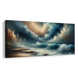 Slika dramatični morski horizonti - 80x40