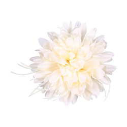 Chrysanthemum Blossom Dekoracija umetna bež 14cm