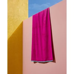 Madame Coco Peškir za plažu Sorle, Pamučni, 70x150cm, Ružičasti