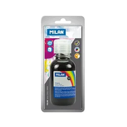 Tempera barva MILAN 125 ml črna - blister